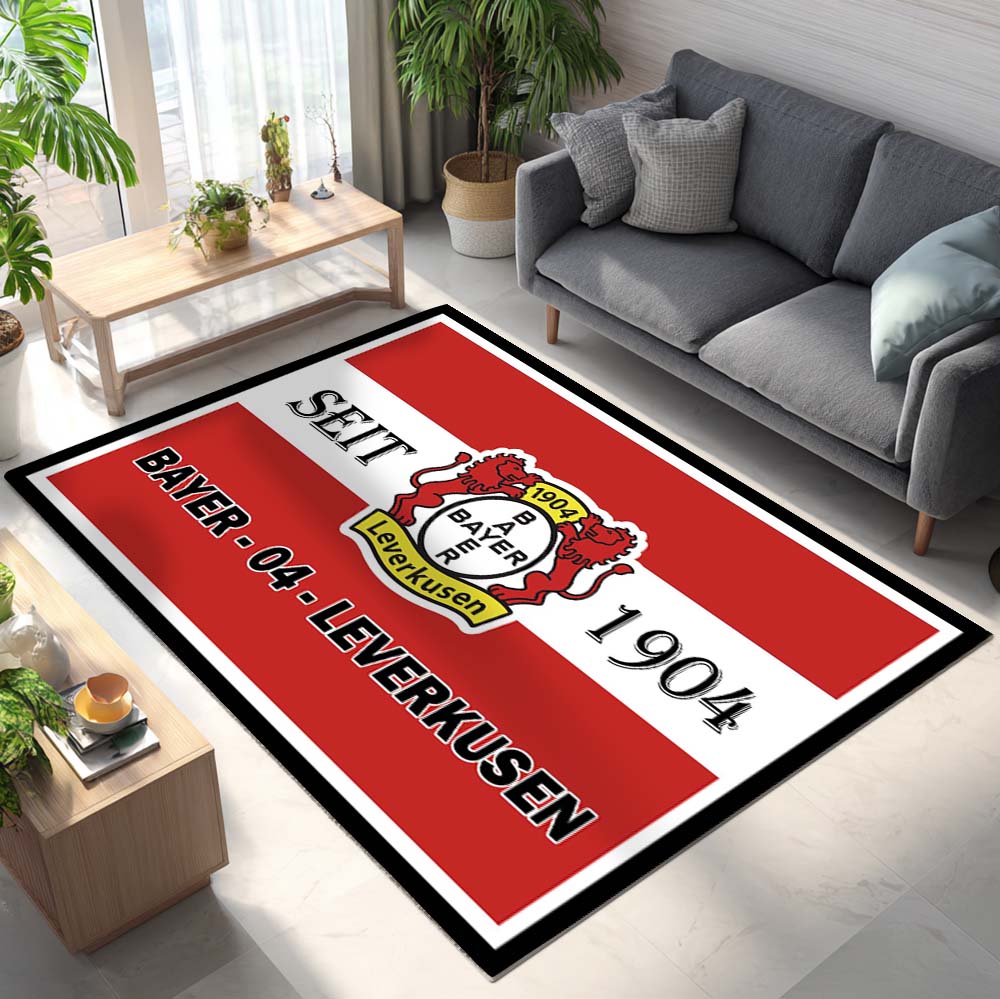 FC Bayer 04 Leverkusen - B04 Teppich - Design 01 - Teppich für Fans