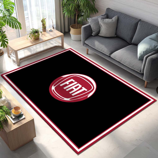 Fiat Car Teppich - Teppich mit Automotiv-Motiv