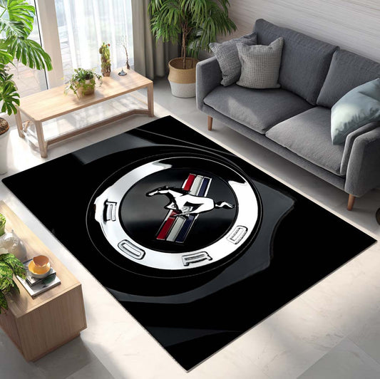 Ford Mustang Car Teppich - Teppich mit Automotiv-Motiv