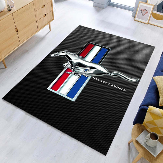 Ford Mustang Teppich - Teppich mit Automotiv-Motiv