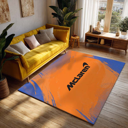 Formula 1 McLaren F1 Orange Color Teppich - Teppich mit Automotiv-Motiv-2