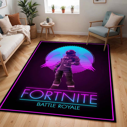 Fortnite Battle Royale Weltraum Galaxie Retro Teppich - TOK