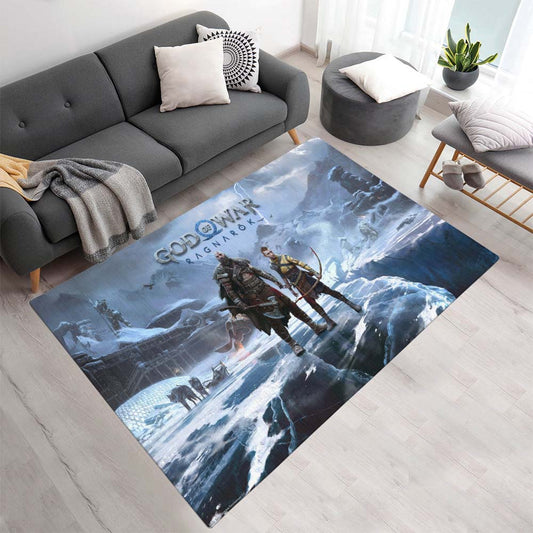 God of War Ragnarök Geist von Sparta und Loki Teppich - TOK