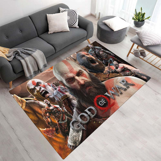 God of War Ragnarök Kratos Geist von Sparta 5 Teppich - TOK