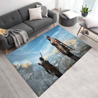 God of War Ragnarök Kratos Geist von Sparta und Loki Teppich - TOK