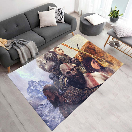 God of War Ragnarök Kratos Loki Alle Charaktere Teppich - TOK