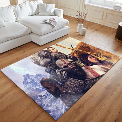 God of War Ragnarök Kratos Loki Alle Charaktere Teppich - TOK 2