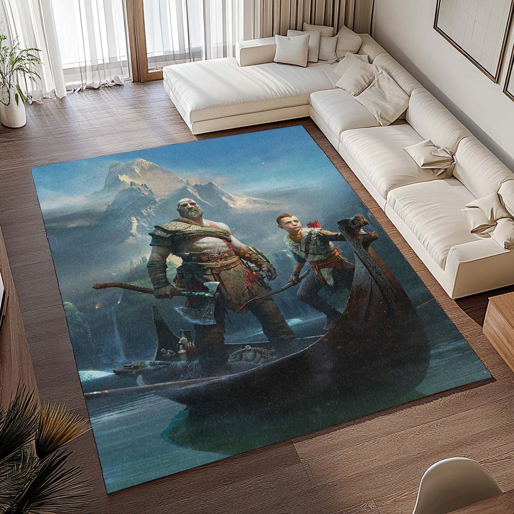 God of War Ragnarök Kratos Loki Teppich - TOK 2