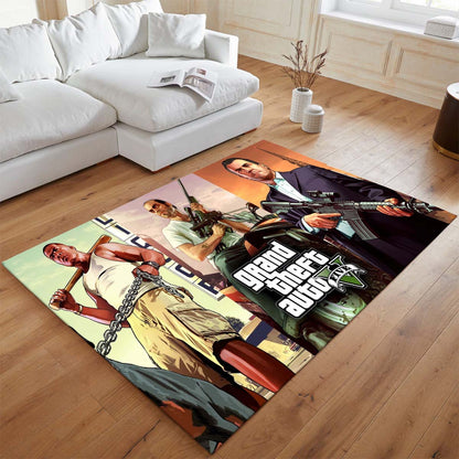 Grand Theft Auto GTA 5 Charaktere Deine Mission Teppich - TOK 2