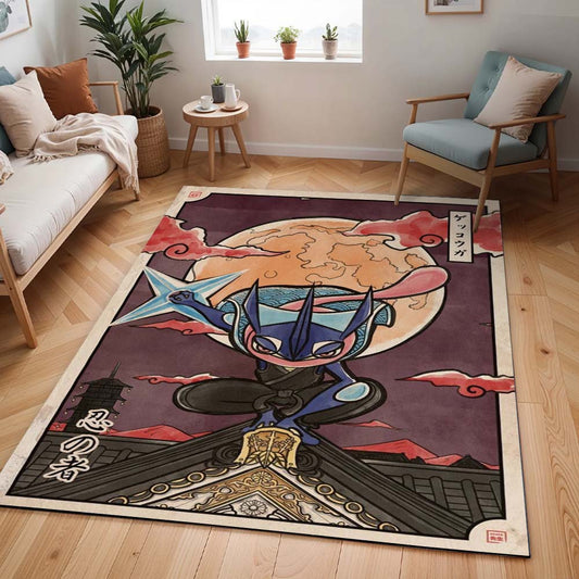 Quajutsu Pokémon  - Greninja Pokemon 2 Teppich - TOK