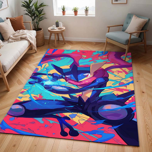 Quajutsu Pokémon  - Greninja Pokemon 9 Teppich - TOK