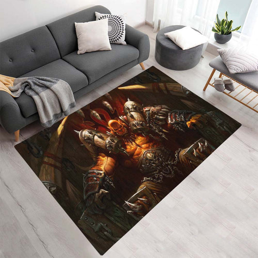 Grommash Grom Höllschrei Ork World of Warcraft Teppich - TOK