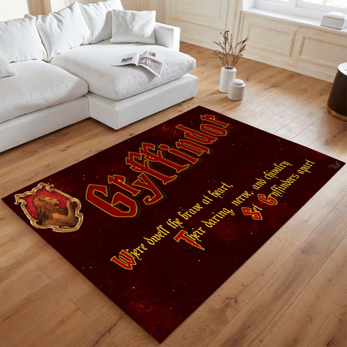 Haus Gryffindor Harry Potter 07 Teppich - TOK 2