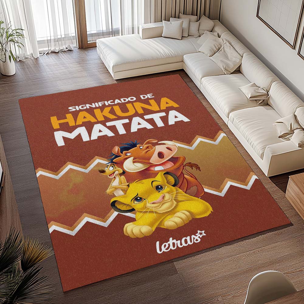 Hakuna Matata – Der König der Löwen – Charaktere 3 Teppich - TOK 2