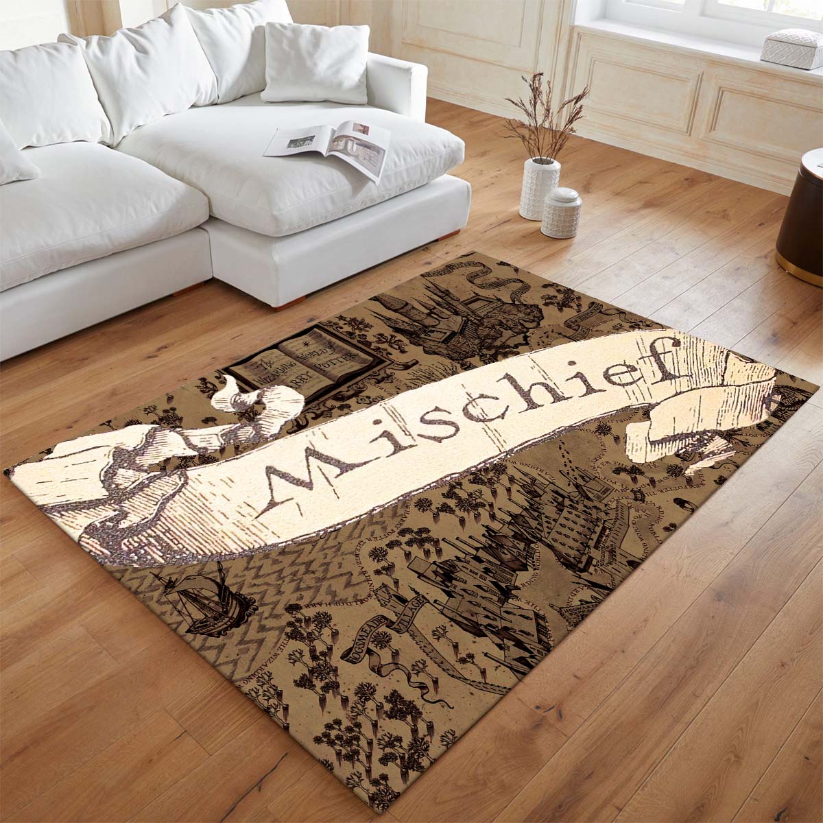 Harry Potter Karte Benutzerdefinierter Name Teppich - TOK 2
