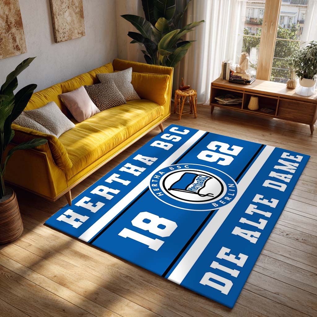 Hertha BSC - Hertha Berlin Teppich 18 - Teppich für Fans 2