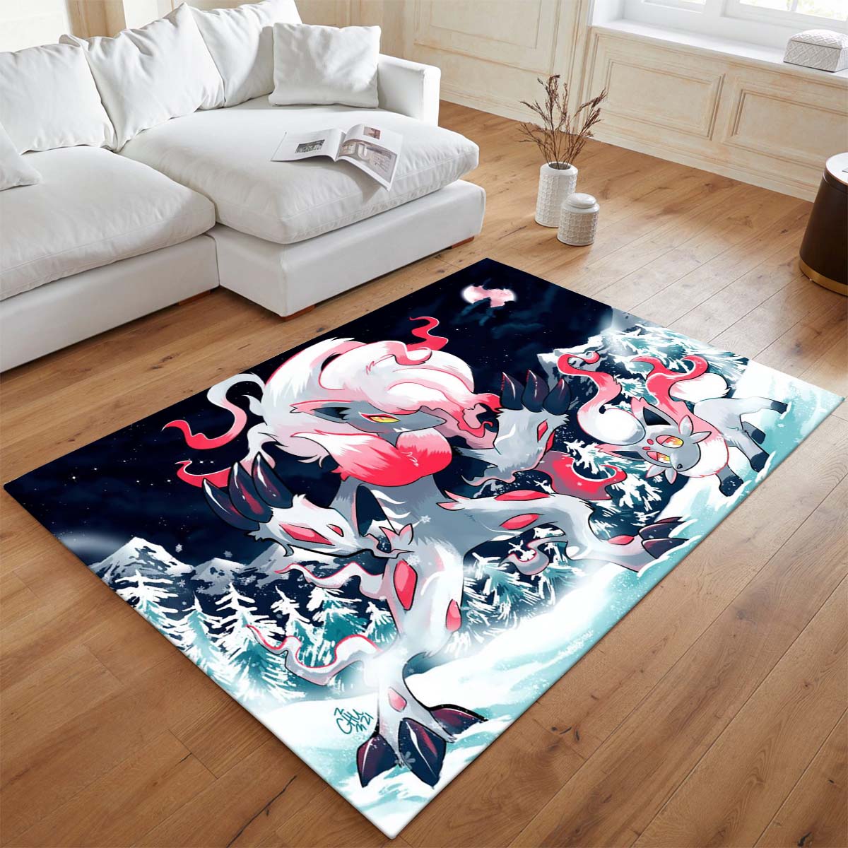 Hisui Zorua und Zoroark 6 Teppich - TOK 2