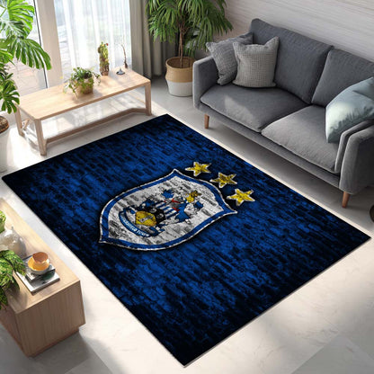 Huddersfield Town FC EFL Championship Blue Brick Wall Teppich 2