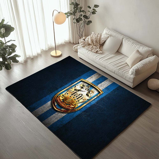 Huddersfield Town FC EFL Championship Blue Metal Teppich