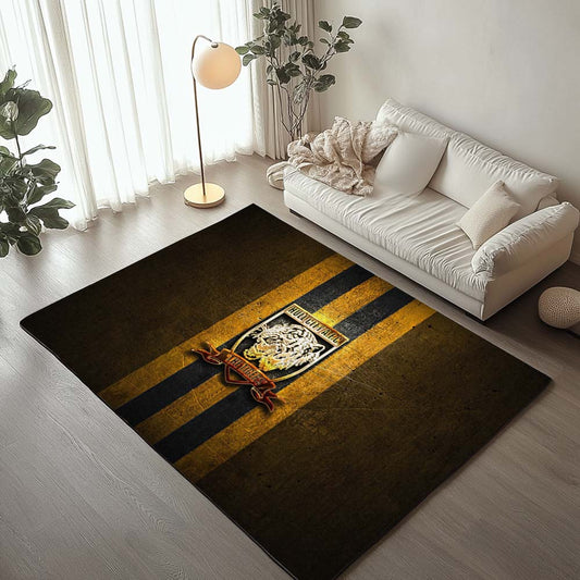 Hull City FC EFL Championship Yellow Metal Background Teppich