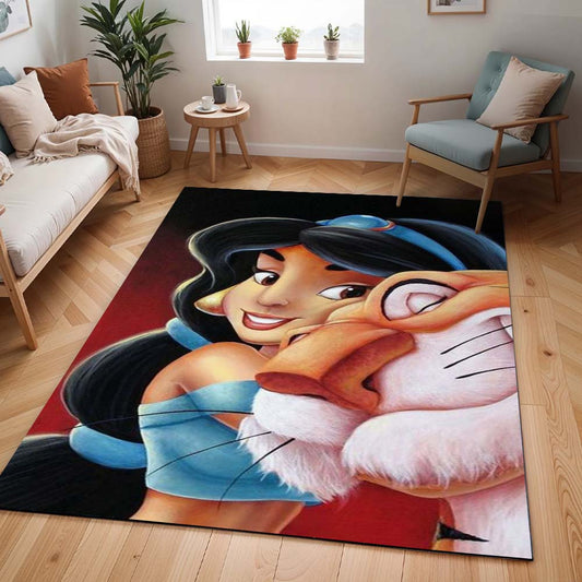 Prinzessin Jasmin und Tiger Rajah – Aladdin 02 Teppich - TOK