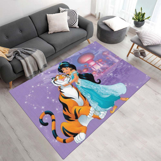 Prinzessin Jasmin und Tiger Rajah – Aladdin 04 Teppich - TOK