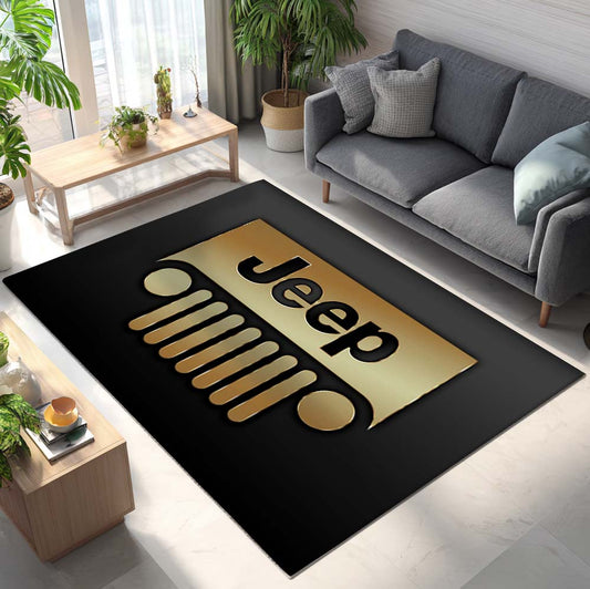 Jeep Gold Style Teppich - Teppich mit Automotiv-Motiv