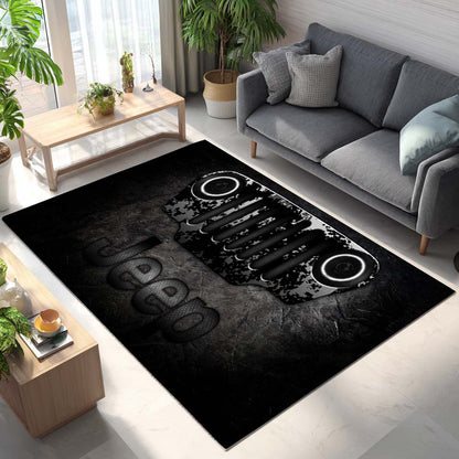 Jeep Old Style Teppich - Teppich mit Automotiv-Motiv