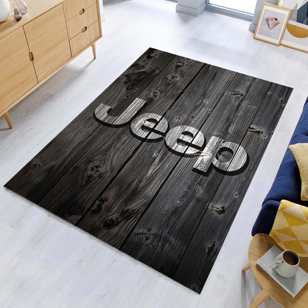 Jeep Wooden Style Teppich - Teppich mit Automotiv-Motiv