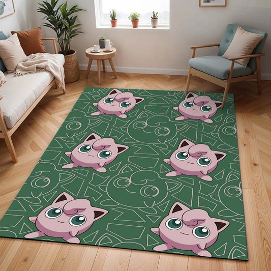 Pummeluff Pokémon  - Jigglypuff Pokemon 3 Teppich - TOK