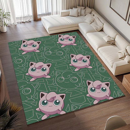 Pummeluff Pokémon  - Jigglypuff Pokemon 3 Teppich - TOK 2
