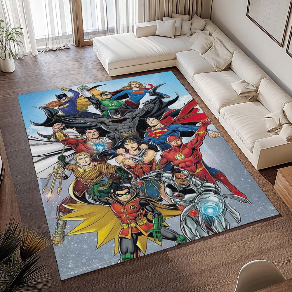 Justice League Alle Charaktere 01 Teppich - TOK 2