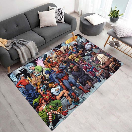 Justice League Alle Charaktere 03 Teppich - TOK