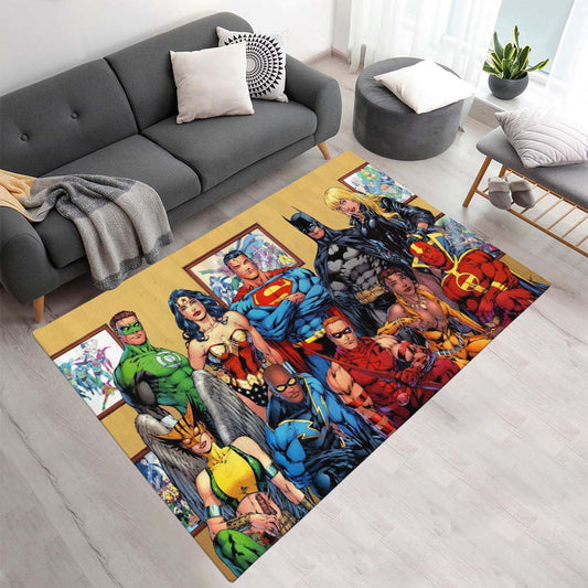 Justice League Alle Charaktere 05 Teppich - TOK