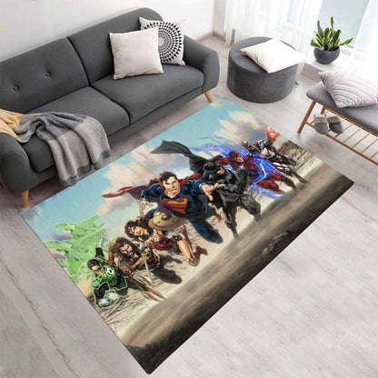 Justice League Alle Charaktere 09 Teppich - TOK