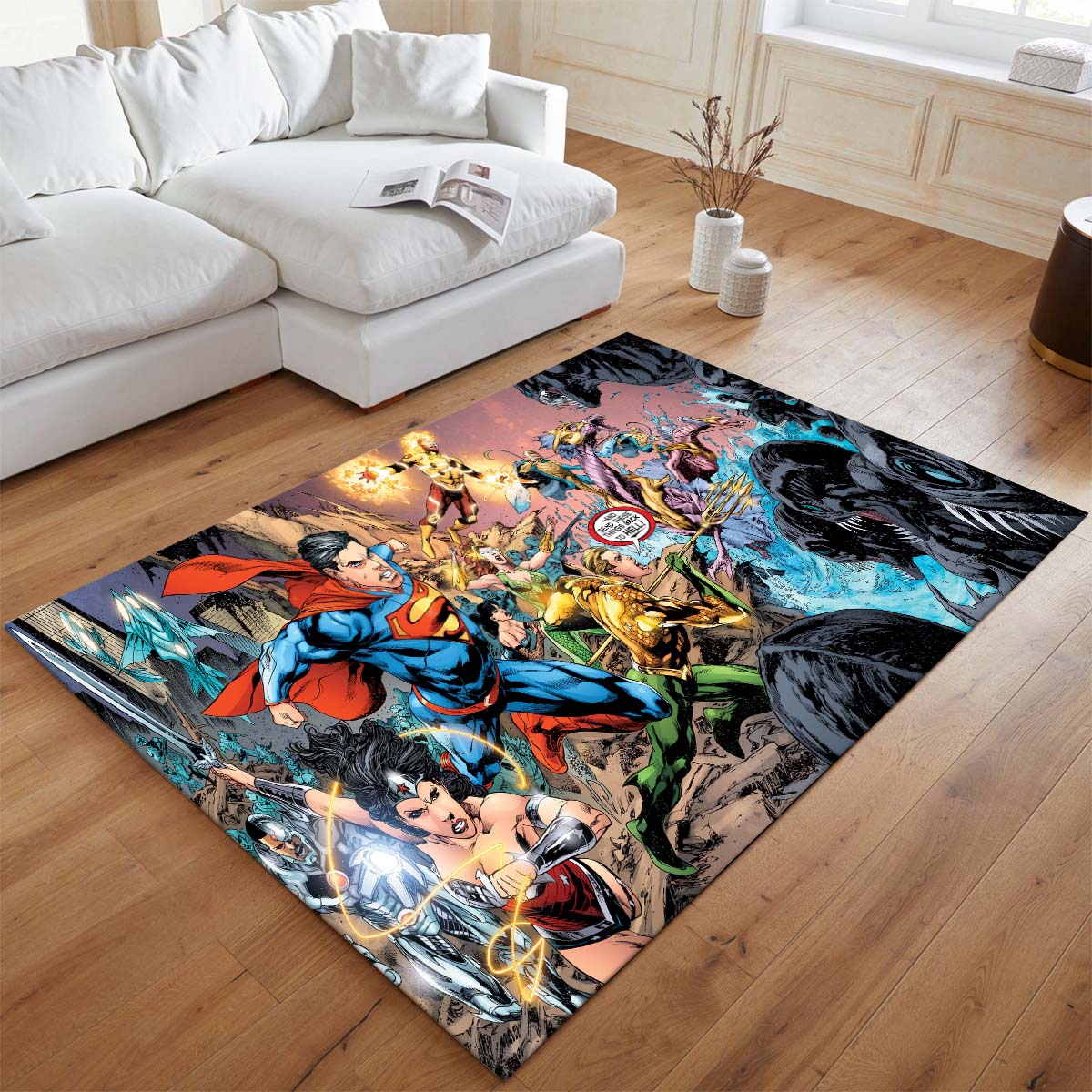 Justice League Alle Charaktere 11 Teppich - TOK 2