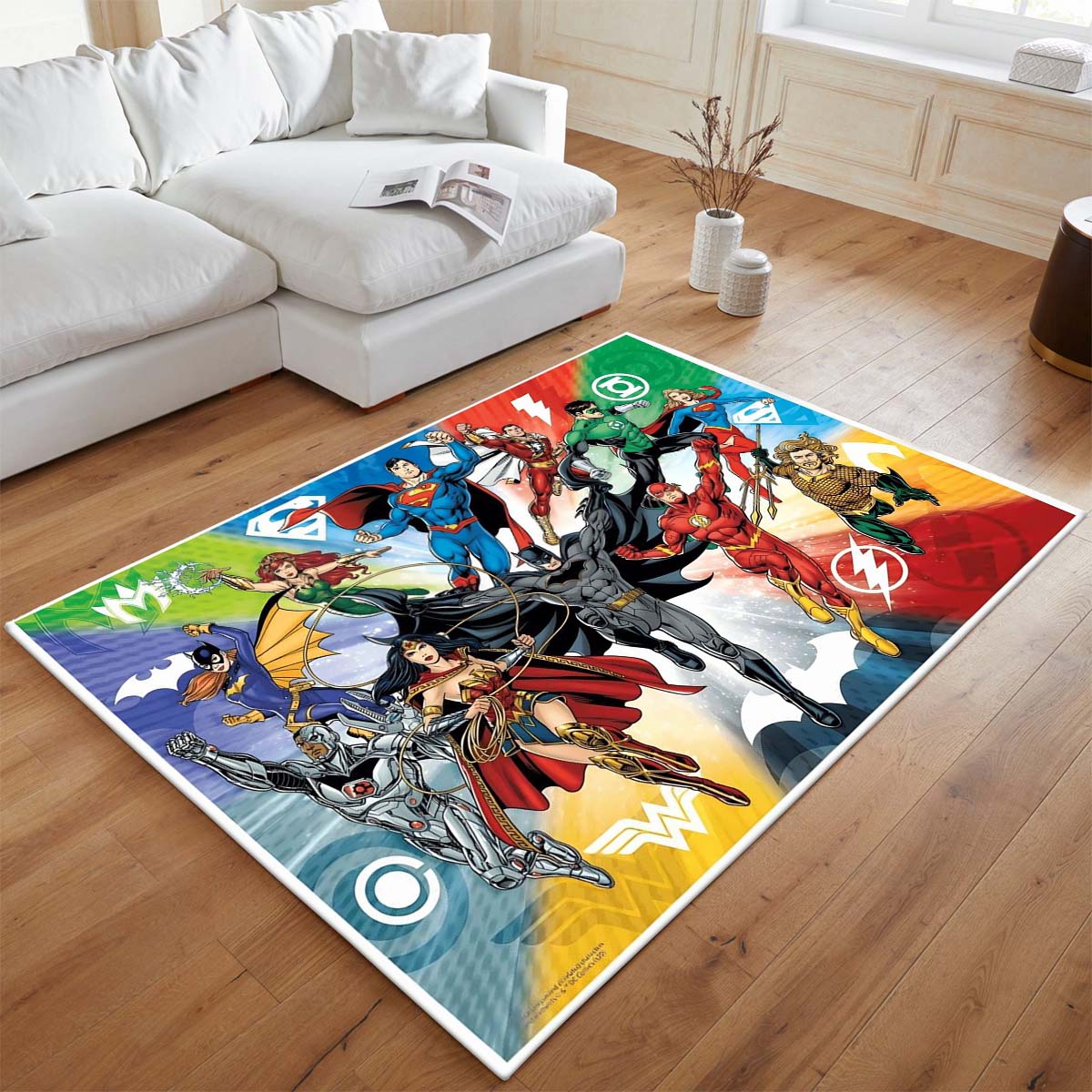 Justice League Alle Charaktere 13 Teppich - TOK 2