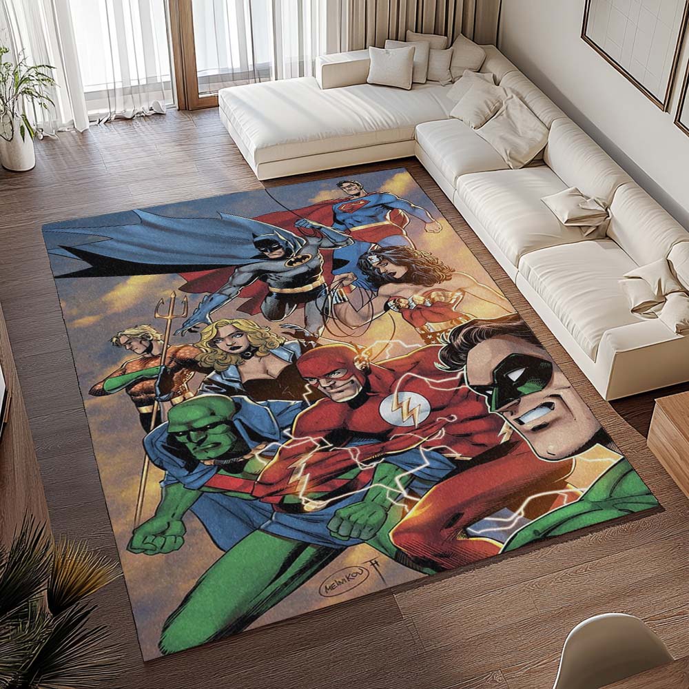 Justice League Alle Charaktere 15 Teppich - TOK 2