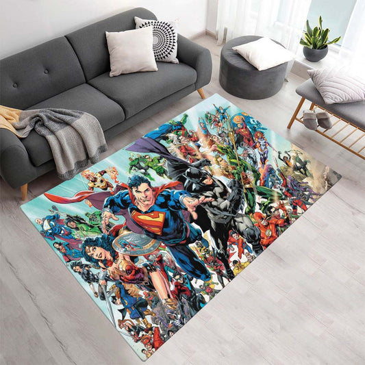 Justice League Alle Charaktere 17 Teppich - TOK