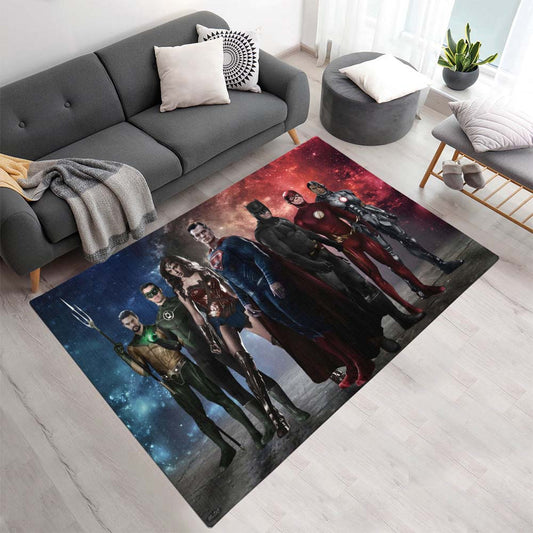 Justice League Alle Charaktere 21 Teppich - TOK