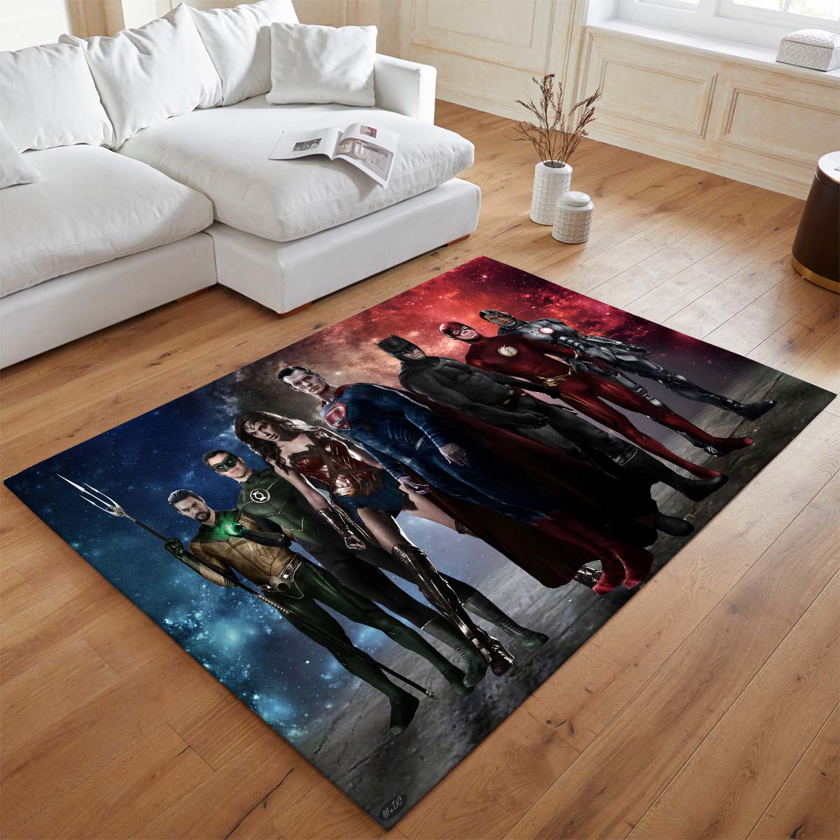 Justice League Alle Charaktere 21 Teppich - TOK 2