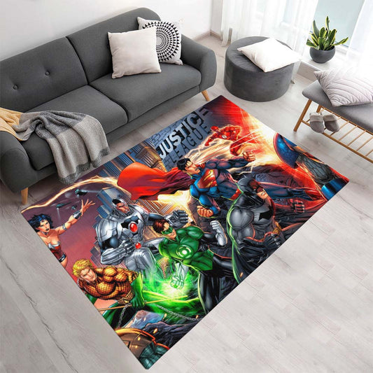 Justice League Alle Charaktere DC Comics Teppich - TOK