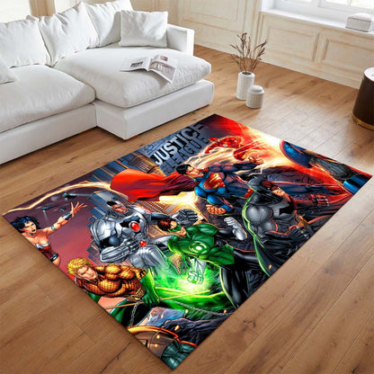 Justice League Alle Charaktere DC Comics Teppich - TOK 2
