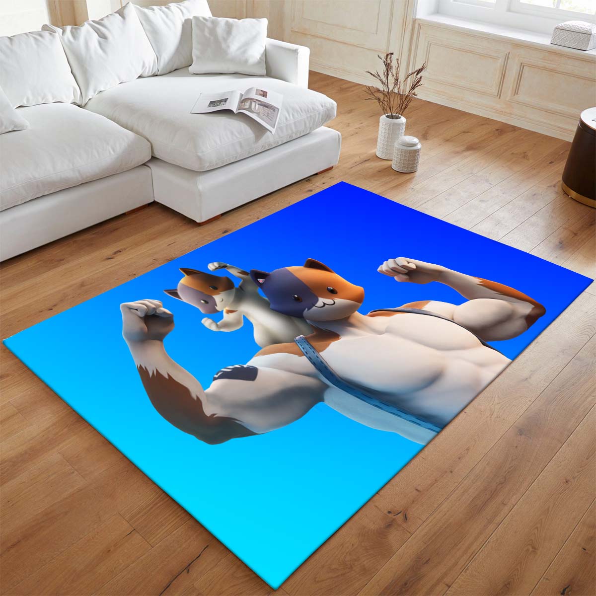 Kit und Meowscles Skin Fortnite Teppich - TOK 2