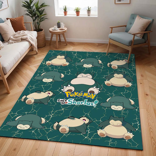 Los geht’s Relaxo Pokémon - Lets go Snorlax Pokemon Teppich - TOK