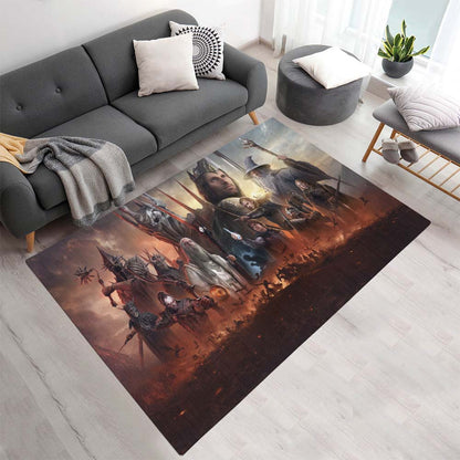 Der Herr der Ringe Charaktere 2 Teppich - TOK