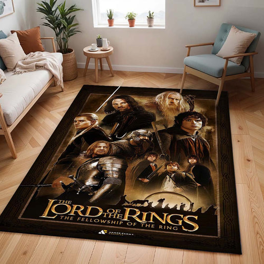Der Herr der Ringe Charaktere 3 Teppich - TOK