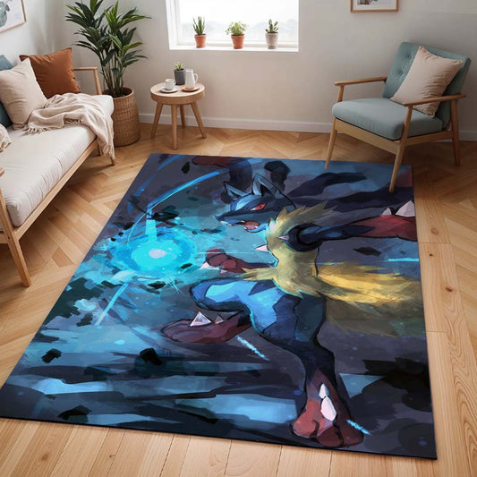 Lucario Pokémon  - Lucario Pokemon 2 Teppich - TOK