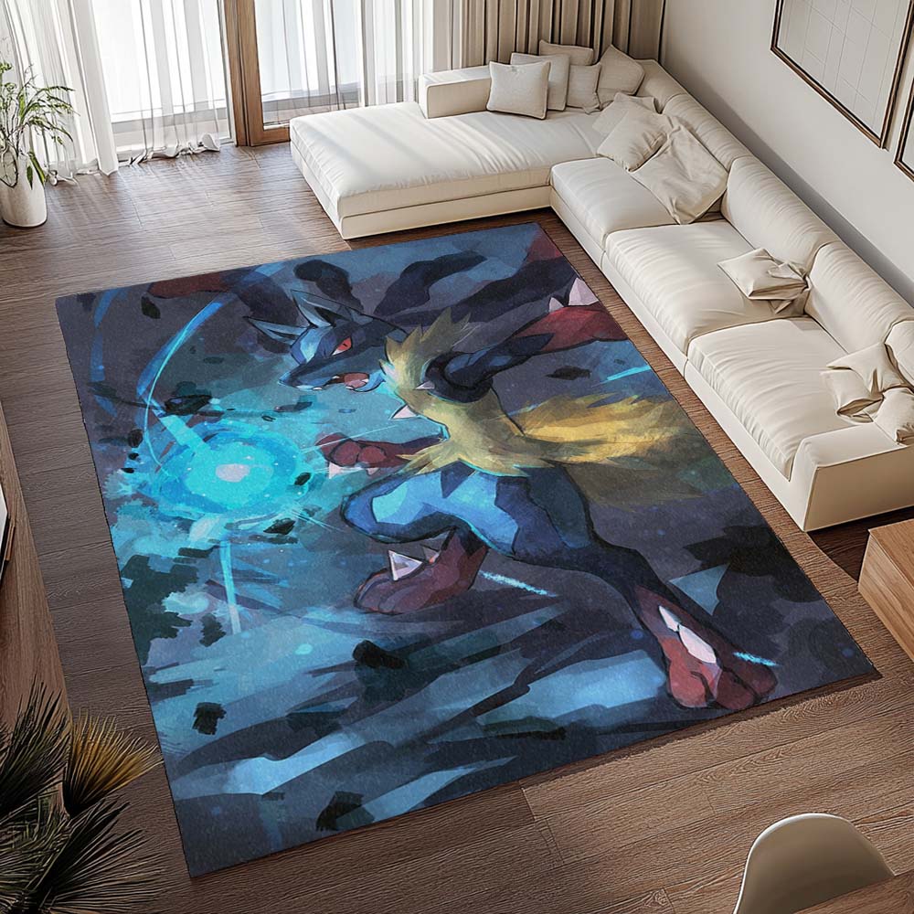 Lucario Pokémon  - Lucario Pokemon 2 Teppich - TOK 2