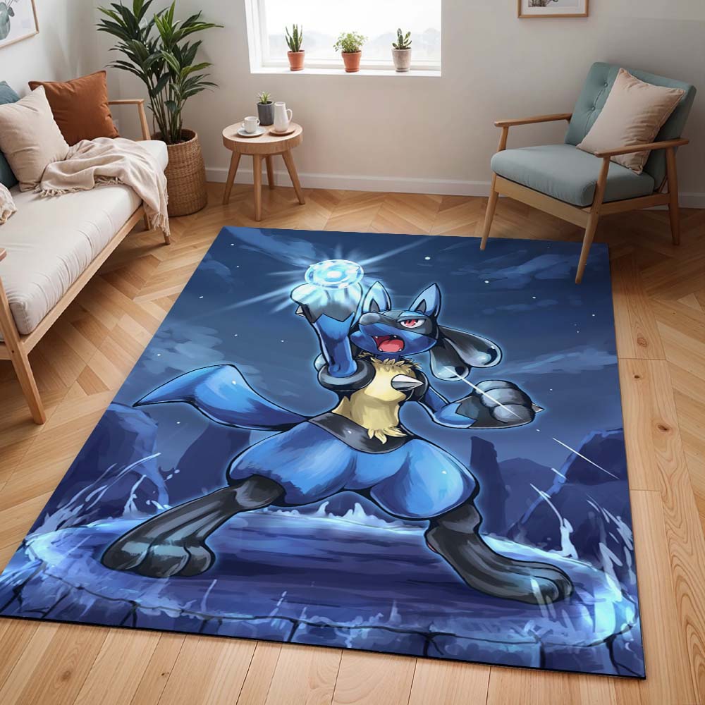Lucario Pokémon  - Lucario Pokemon 3 Teppich - TOK